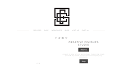 Desktop Screenshot of creativefinishesstudio.com